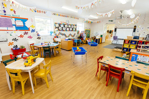 Inside the pre-school unit
